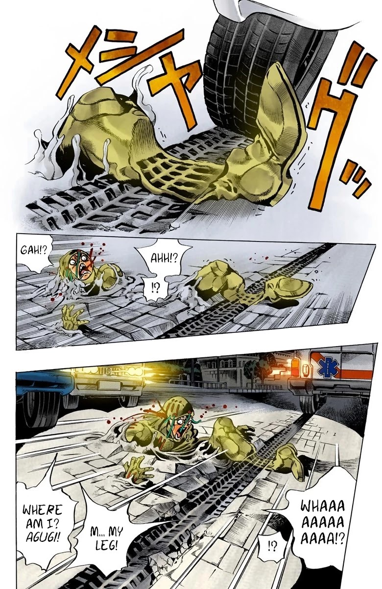 JoJo's Bizarre Adventure Part 5 - Vento Aureo (Official Colored) chapter 128 page 3