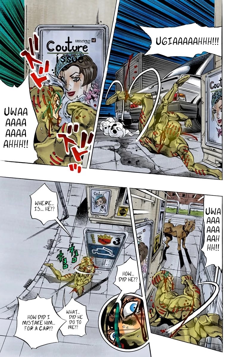 JoJo's Bizarre Adventure Part 5 - Vento Aureo (Official Colored) chapter 128 page 4