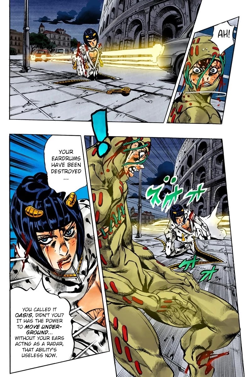 JoJo's Bizarre Adventure Part 5 - Vento Aureo (Official Colored) chapter 128 page 5