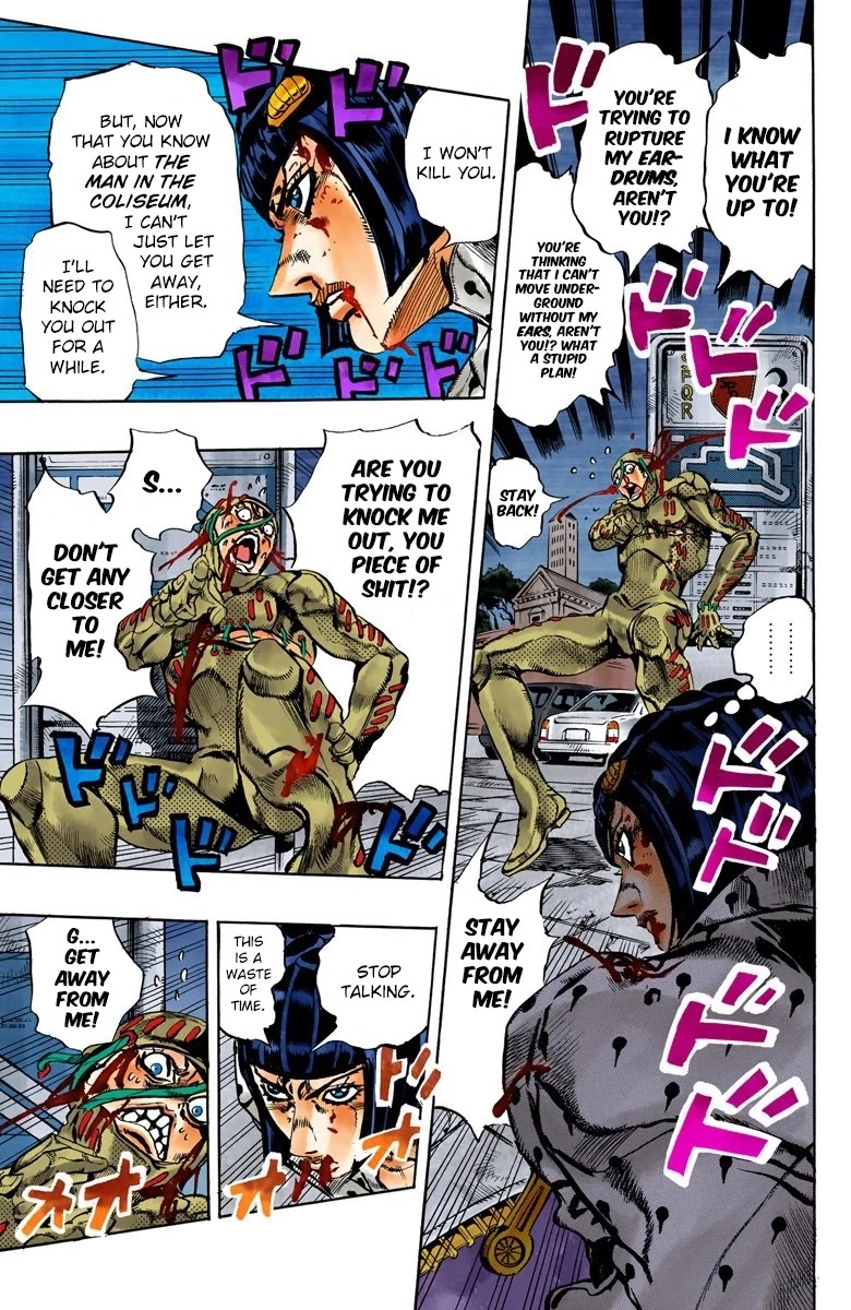 JoJo's Bizarre Adventure Part 5 - Vento Aureo (Official Colored) chapter 128 page 6