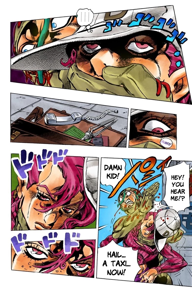 JoJo's Bizarre Adventure Part 5 - Vento Aureo (Official Colored) chapter 128 page 9