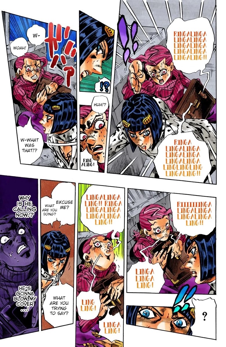 JoJo's Bizarre Adventure Part 5 - Vento Aureo (Official Colored) chapter 129 page 11