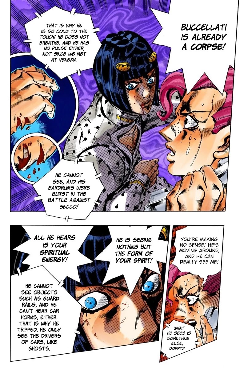 JoJo's Bizarre Adventure Part 5 - Vento Aureo (Official Colored) chapter 129 page 14
