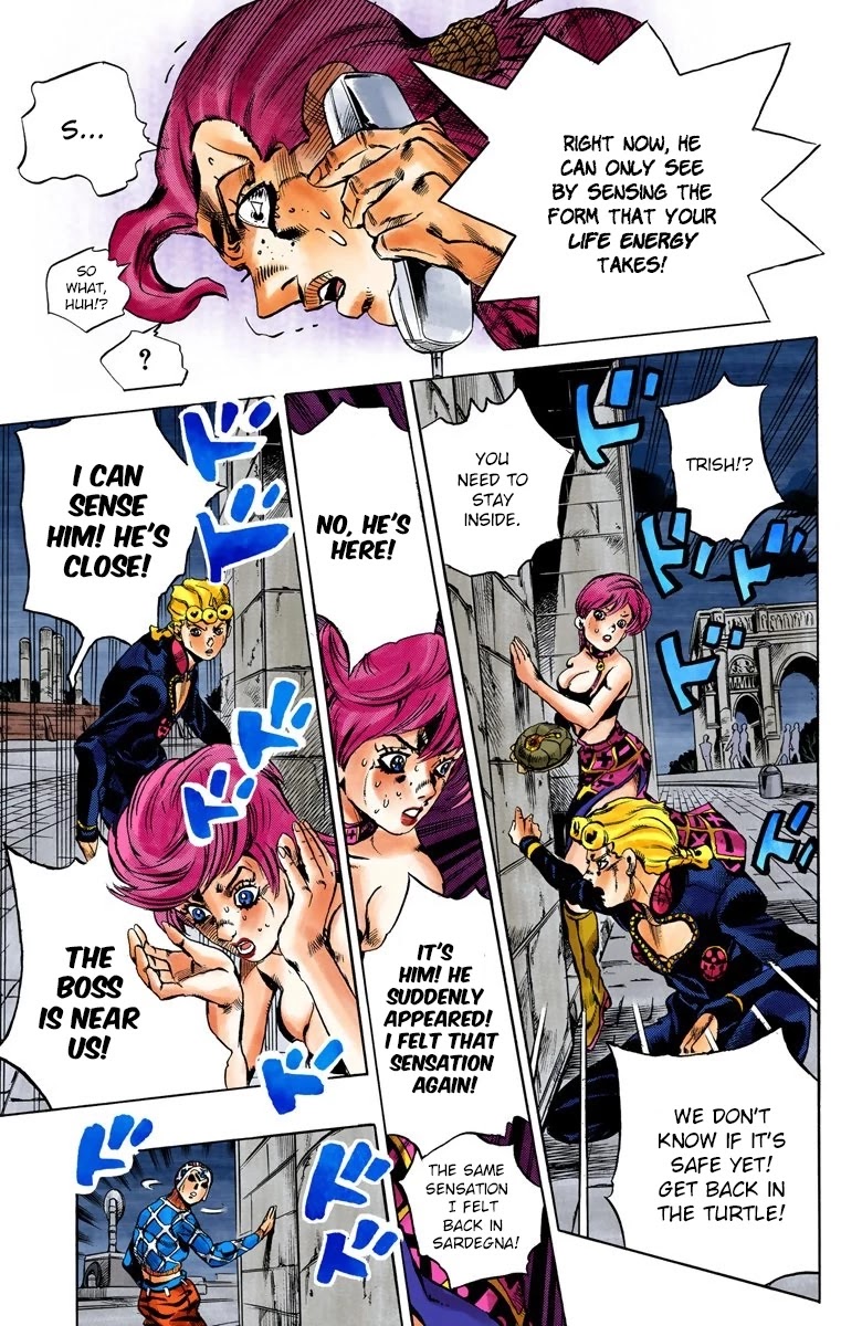 JoJo's Bizarre Adventure Part 5 - Vento Aureo (Official Colored) chapter 129 page 15