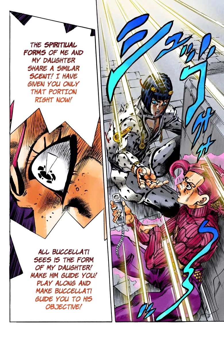 JoJo's Bizarre Adventure Part 5 - Vento Aureo (Official Colored) chapter 129 page 17