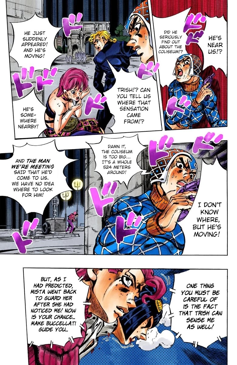 JoJo's Bizarre Adventure Part 5 - Vento Aureo (Official Colored) chapter 129 page 18