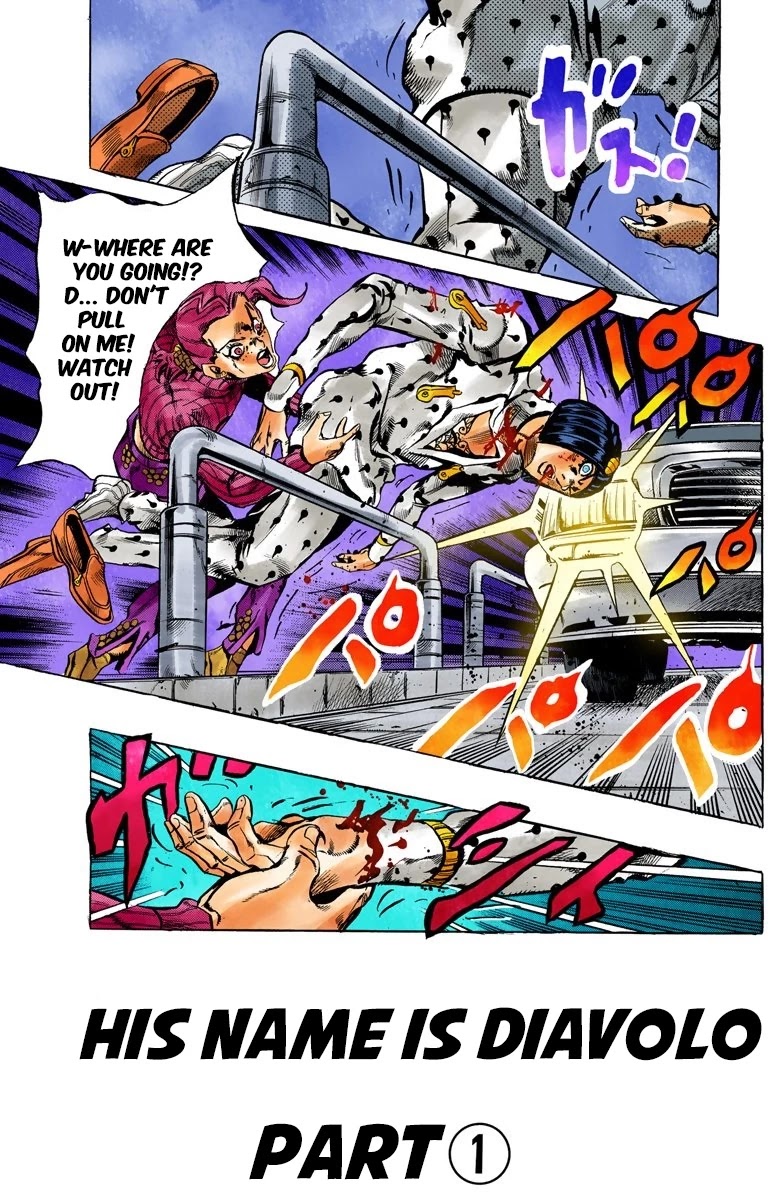 JoJo's Bizarre Adventure Part 5 - Vento Aureo (Official Colored) chapter 129 page 2