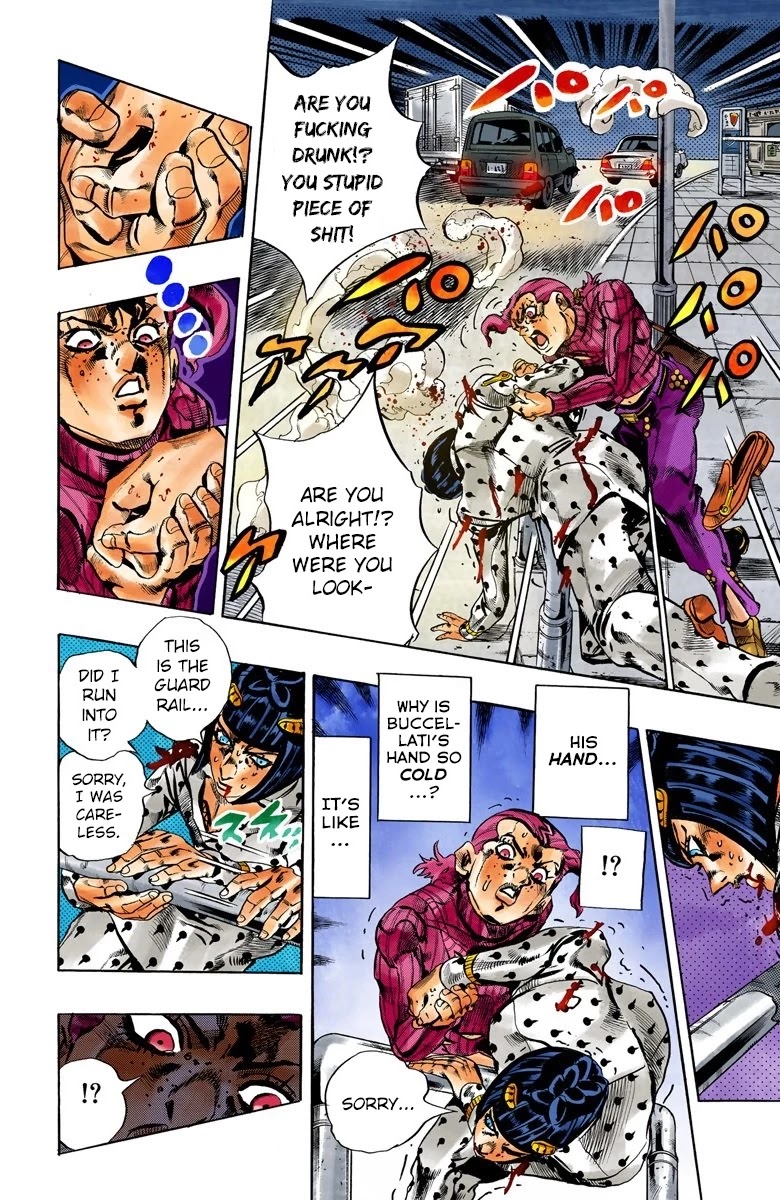 JoJo's Bizarre Adventure Part 5 - Vento Aureo (Official Colored) chapter 129 page 3