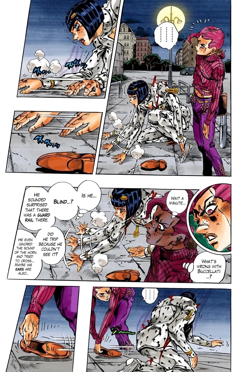JoJo's Bizarre Adventure Part 5 - Vento Aureo (Official Colored) chapter 129 page 4