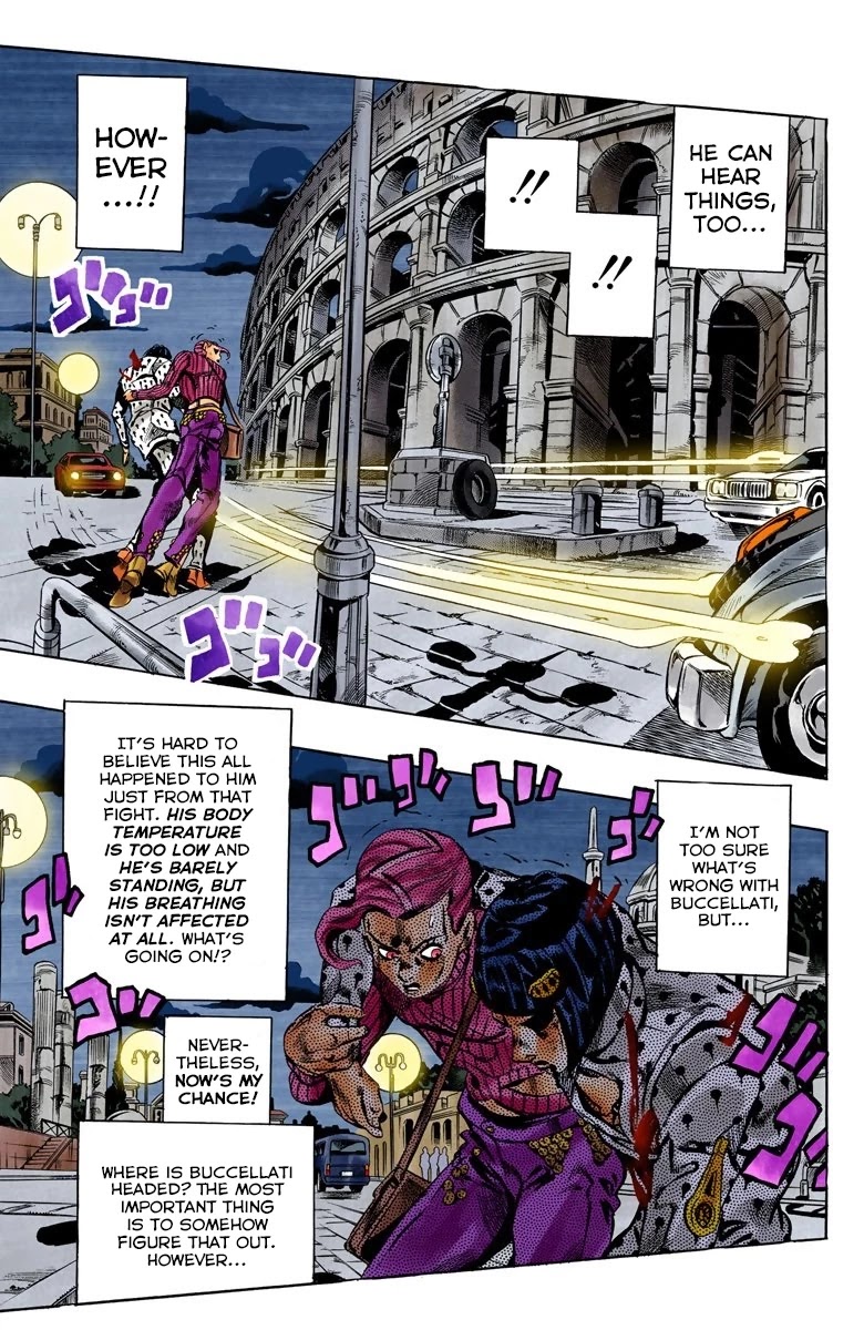 JoJo's Bizarre Adventure Part 5 - Vento Aureo (Official Colored) chapter 129 page 6