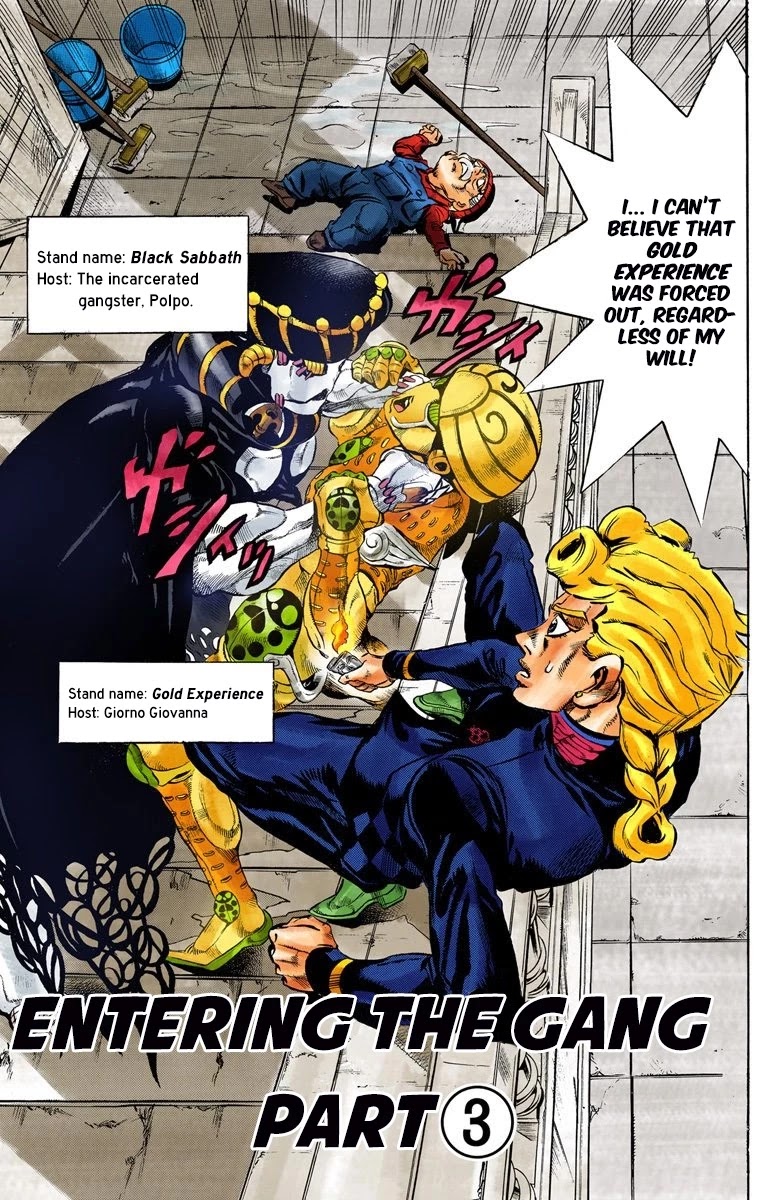 JoJo's Bizarre Adventure Part 5 - Vento Aureo (Official Colored) chapter 13 page 2