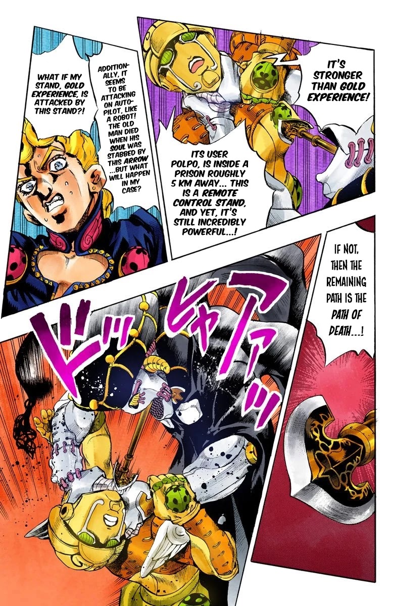 JoJo's Bizarre Adventure Part 5 - Vento Aureo (Official Colored) chapter 13 page 4