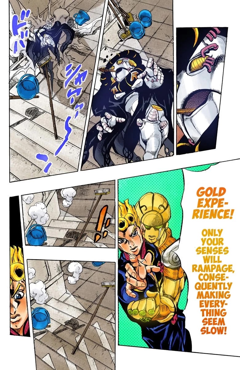 JoJo's Bizarre Adventure Part 5 - Vento Aureo (Official Colored) chapter 13 page 9