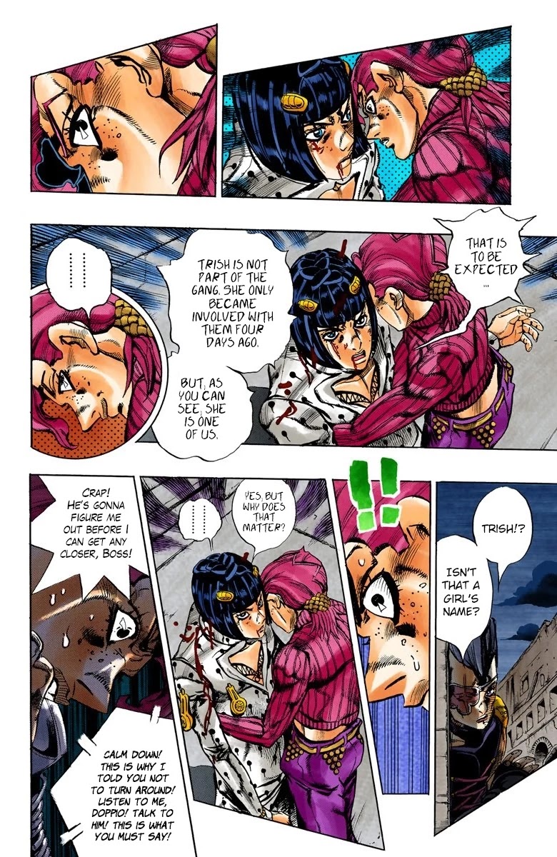 JoJo's Bizarre Adventure Part 5 - Vento Aureo (Official Colored) chapter 130 page 10