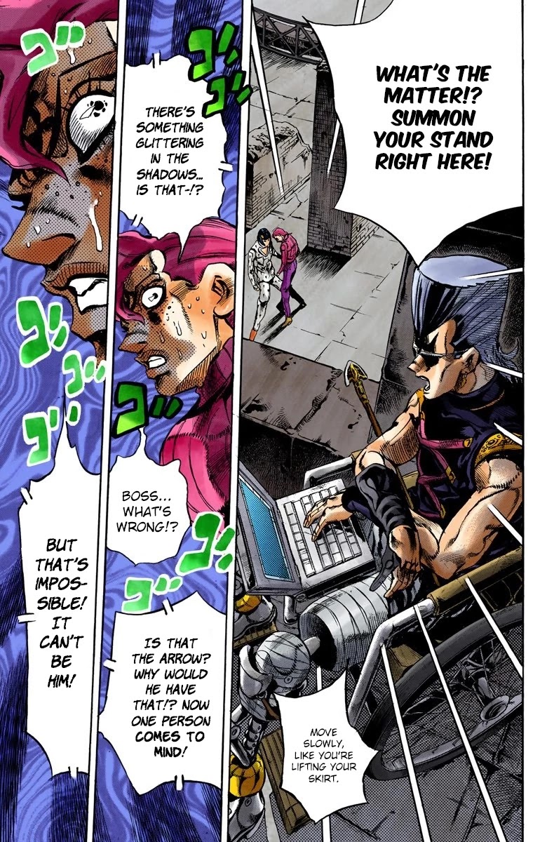 JoJo's Bizarre Adventure Part 5 - Vento Aureo (Official Colored) chapter 130 page 13