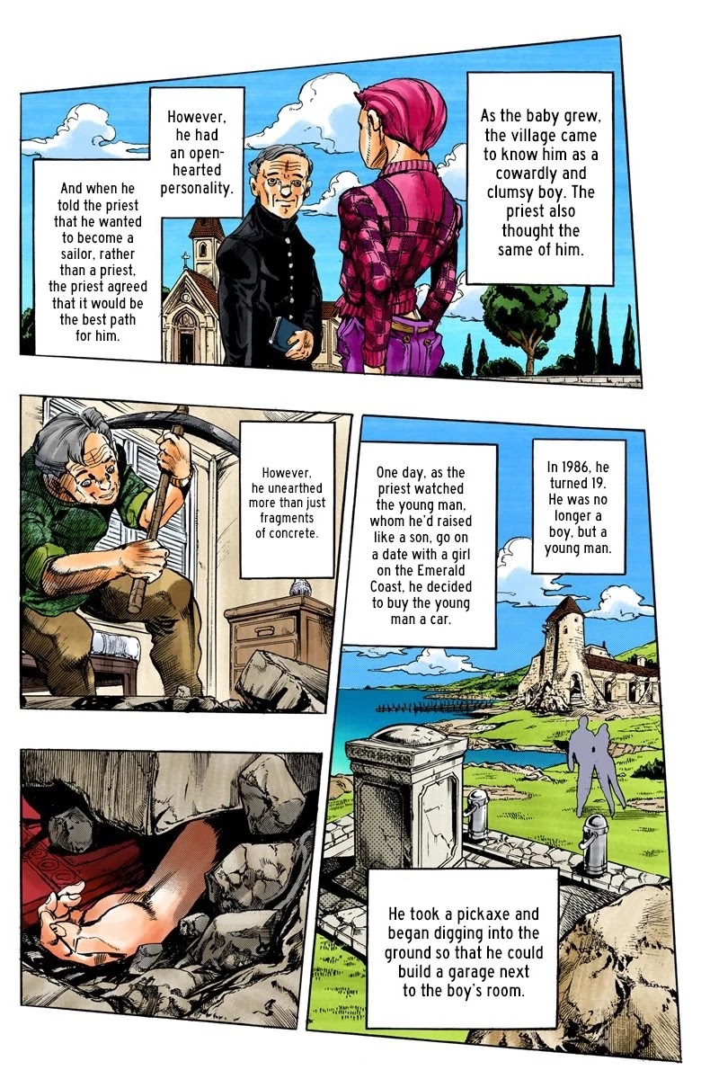 JoJo's Bizarre Adventure Part 5 - Vento Aureo (Official Colored) chapter 130 page 3