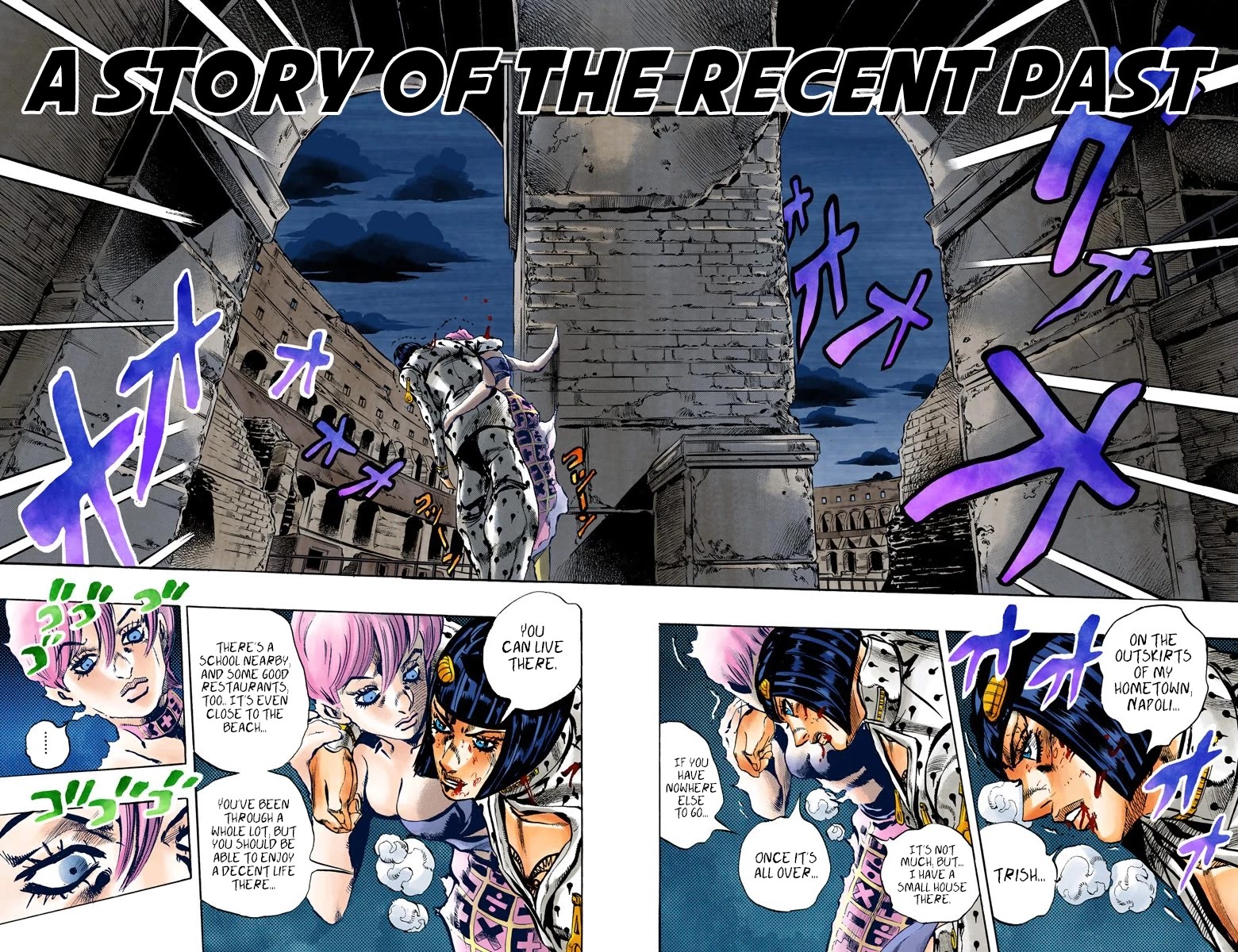 JoJo's Bizarre Adventure Part 5 - Vento Aureo (Official Colored) chapter 130 page 5