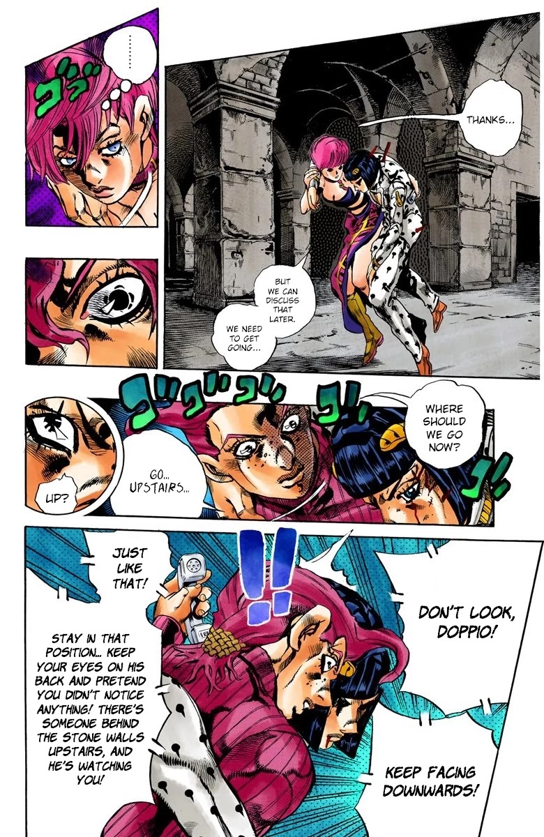 JoJo's Bizarre Adventure Part 5 - Vento Aureo (Official Colored) chapter 130 page 6