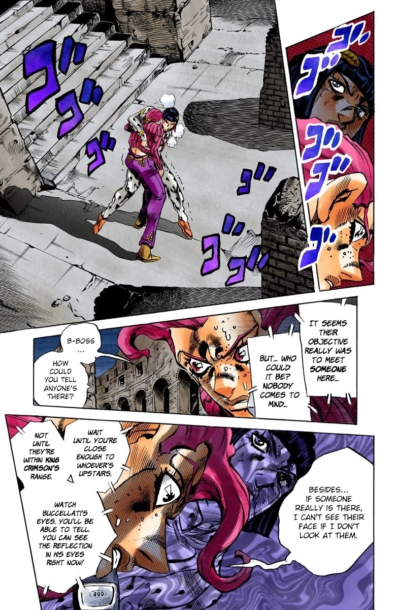 JoJo's Bizarre Adventure Part 5 - Vento Aureo (Official Colored) chapter 130 page 7