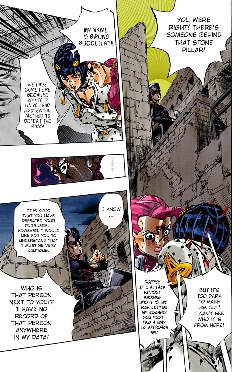 JoJo's Bizarre Adventure Part 5 - Vento Aureo (Official Colored) chapter 130 page 9