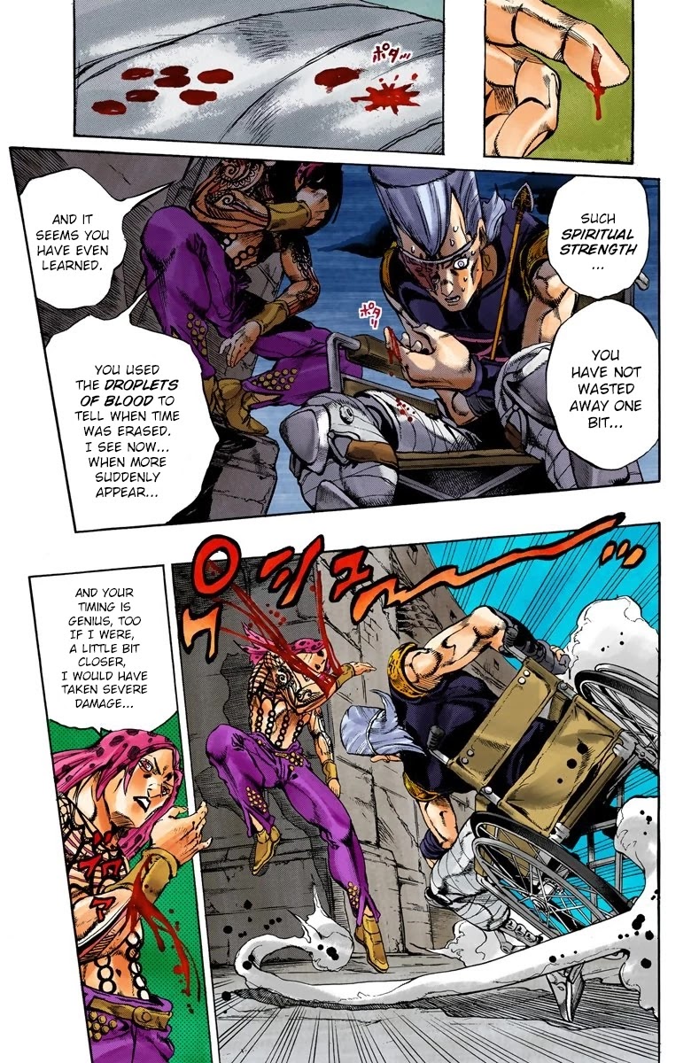 JoJo's Bizarre Adventure Part 5 - Vento Aureo (Official Colored) chapter 131 page 12