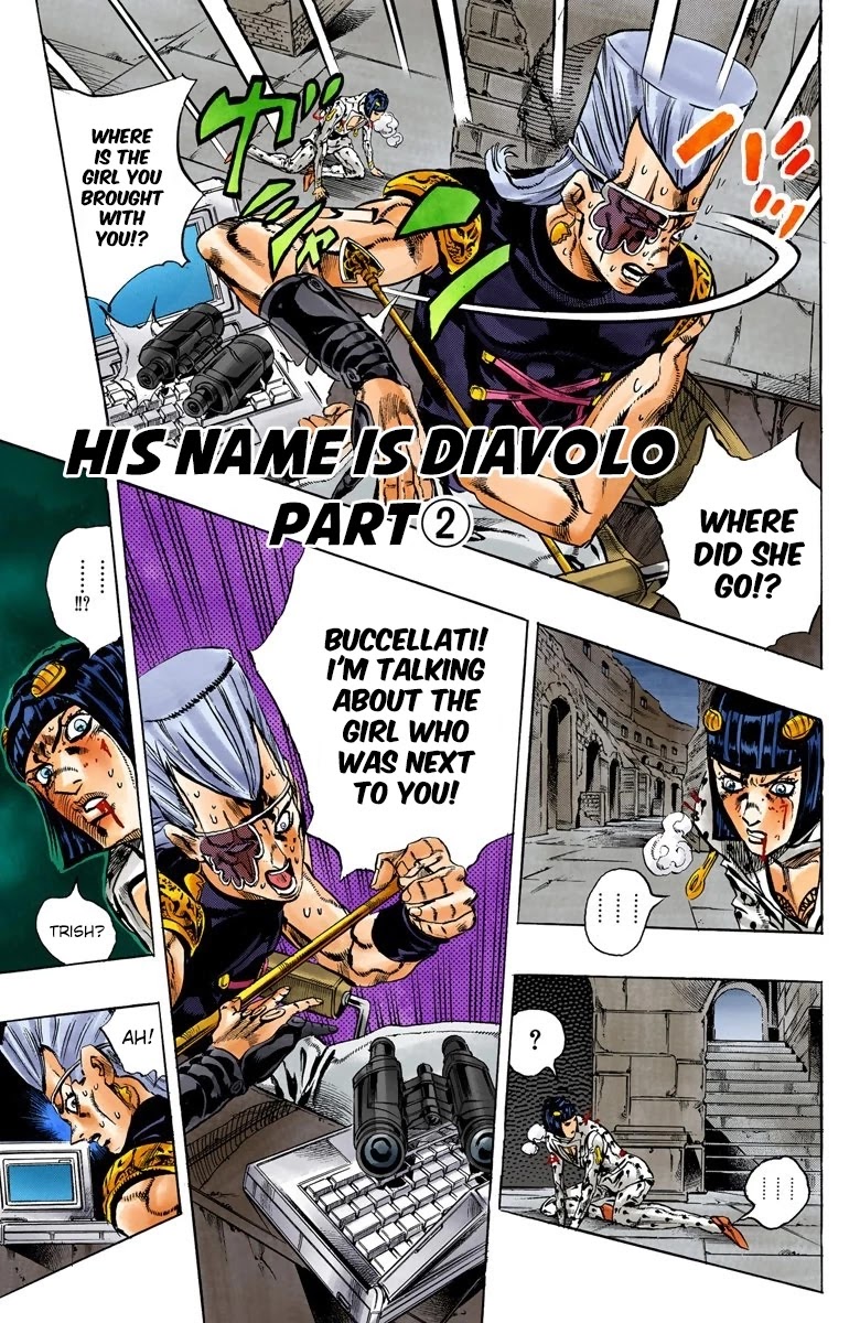 JoJo's Bizarre Adventure Part 5 - Vento Aureo (Official Colored) chapter 131 page 2
