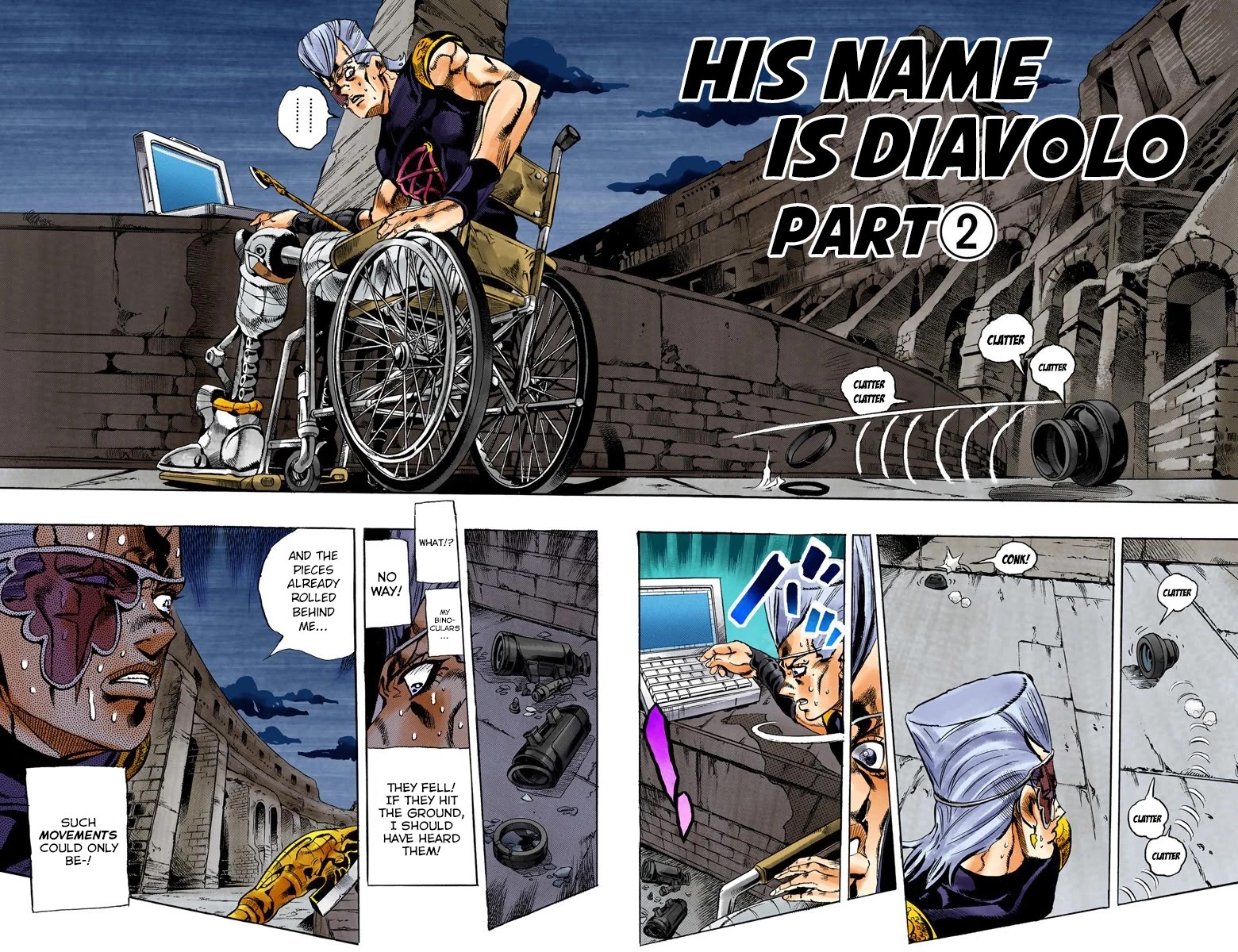 JoJo's Bizarre Adventure Part 5 - Vento Aureo (Official Colored) chapter 131 page 3