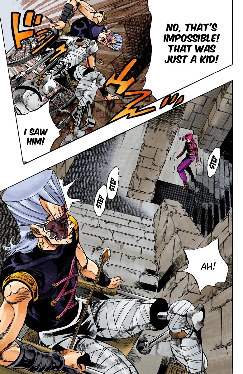 JoJo's Bizarre Adventure Part 5 - Vento Aureo (Official Colored) chapter 131 page 5