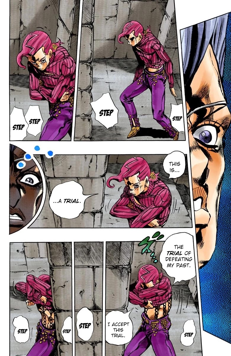 JoJo's Bizarre Adventure Part 5 - Vento Aureo (Official Colored) chapter 131 page 6
