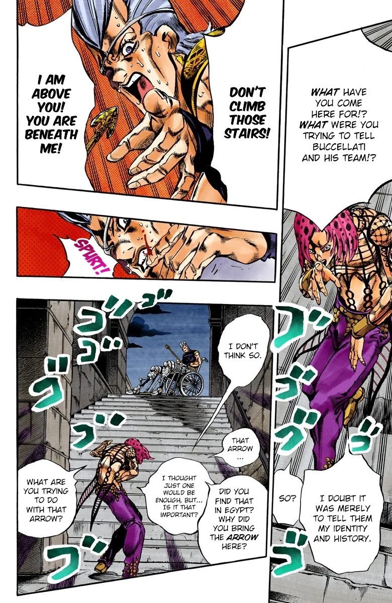 JoJo's Bizarre Adventure Part 5 - Vento Aureo (Official Colored) chapter 131 page 9