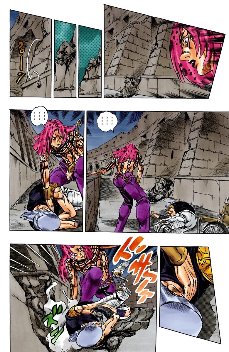 JoJo's Bizarre Adventure Part 5 - Vento Aureo (Official Colored) chapter 132 page 11