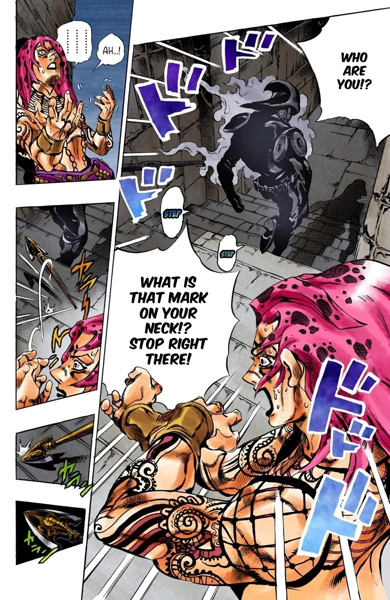 JoJo's Bizarre Adventure Part 5 - Vento Aureo (Official Colored) chapter 132 page 15