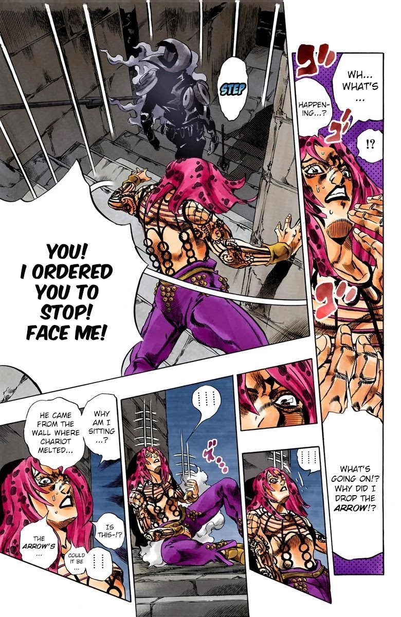 JoJo's Bizarre Adventure Part 5 - Vento Aureo (Official Colored) chapter 132 page 16