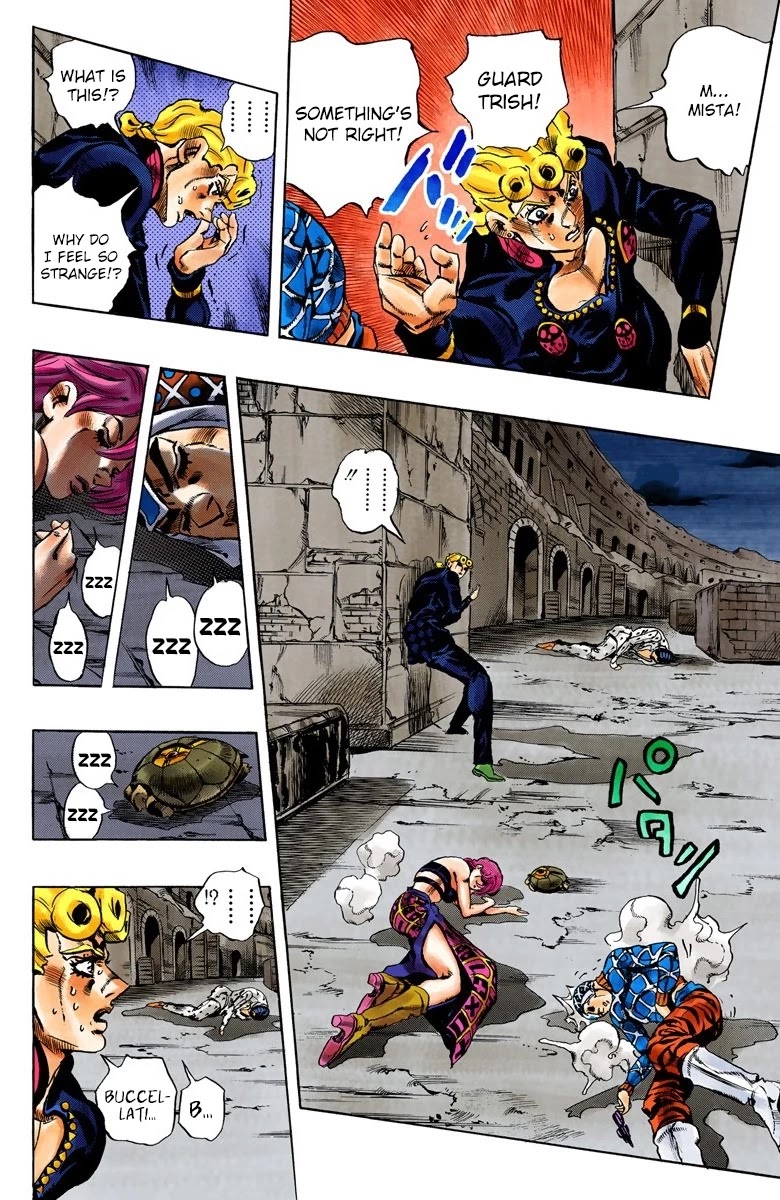 JoJo's Bizarre Adventure Part 5 - Vento Aureo (Official Colored) chapter 132 page 17