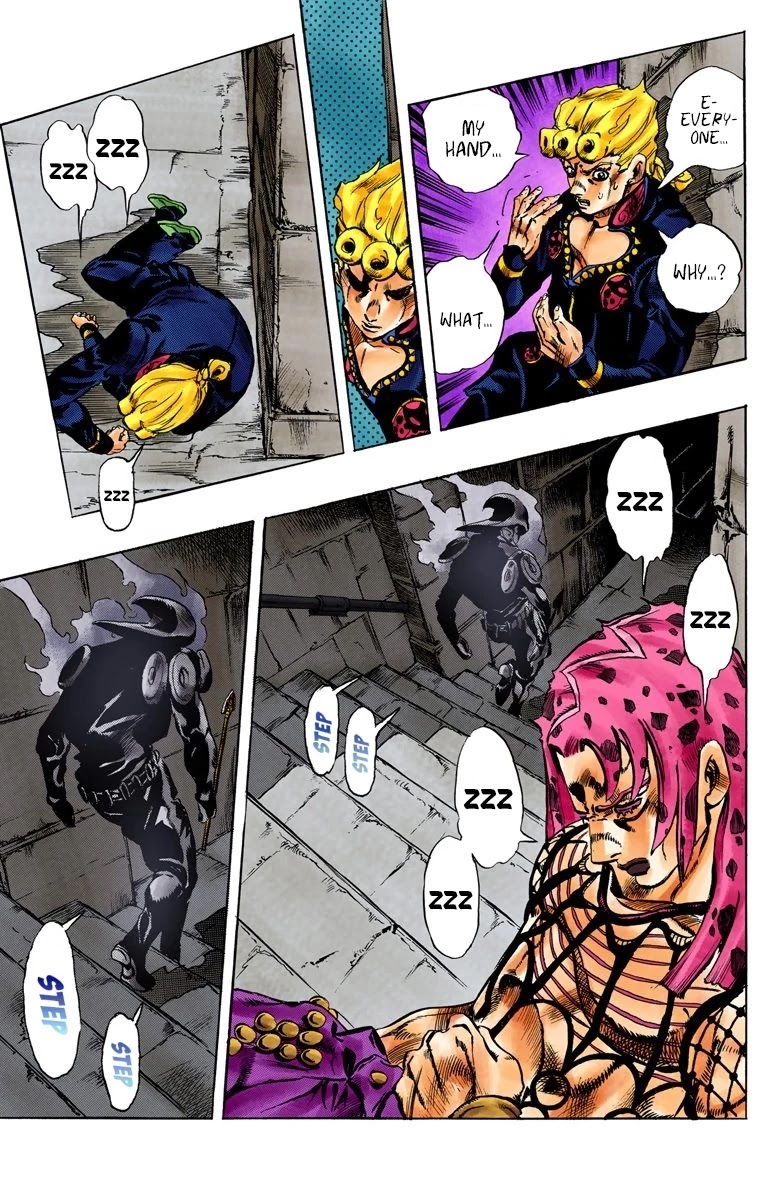 JoJo's Bizarre Adventure Part 5 - Vento Aureo (Official Colored) chapter 132 page 18