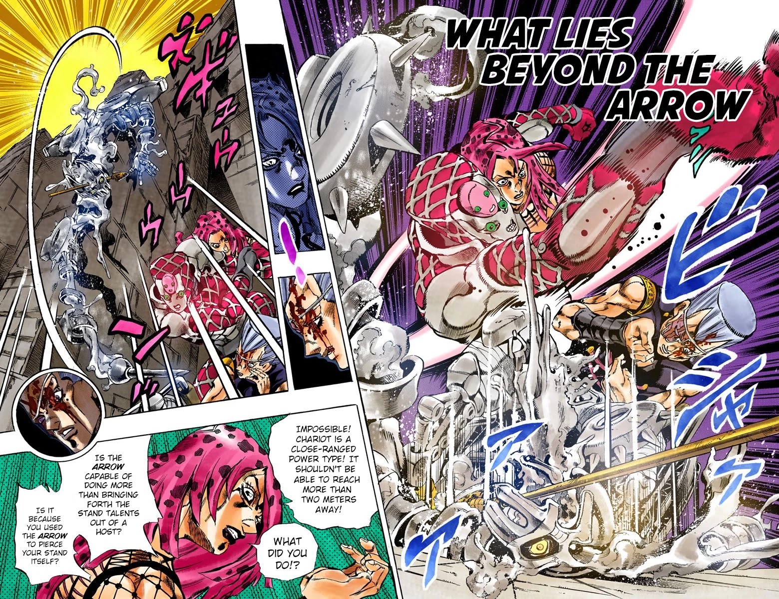 JoJo's Bizarre Adventure Part 5 - Vento Aureo (Official Colored) chapter 132 page 3