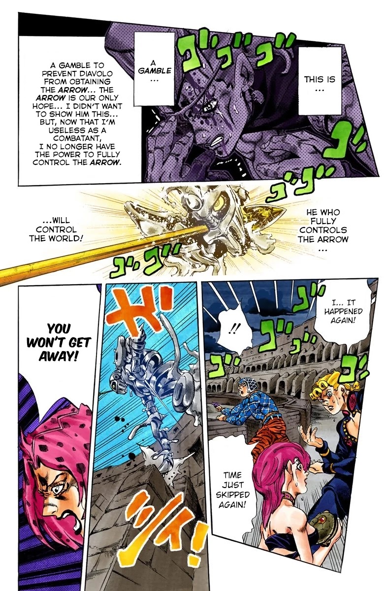 JoJo's Bizarre Adventure Part 5 - Vento Aureo (Official Colored) chapter 132 page 4