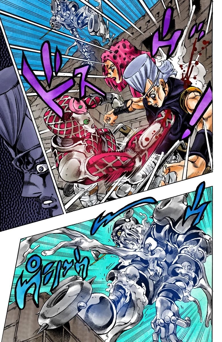 JoJo's Bizarre Adventure Part 5 - Vento Aureo (Official Colored) chapter 132 page 5