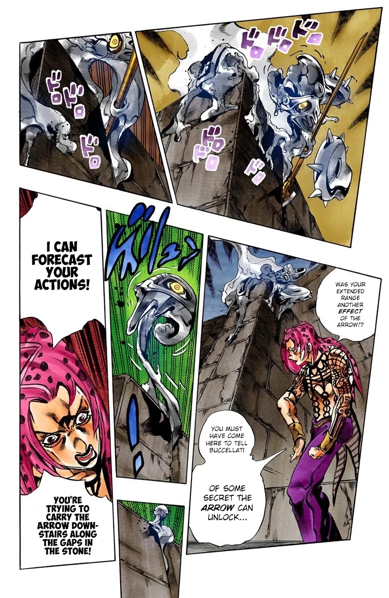 JoJo's Bizarre Adventure Part 5 - Vento Aureo (Official Colored) chapter 132 page 6
