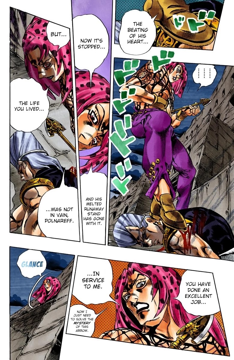 JoJo's Bizarre Adventure Part 5 - Vento Aureo (Official Colored) chapter 132 page 9