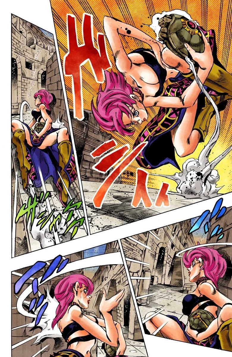 JoJo's Bizarre Adventure Part 5 - Vento Aureo (Official Colored) chapter 133 page 11