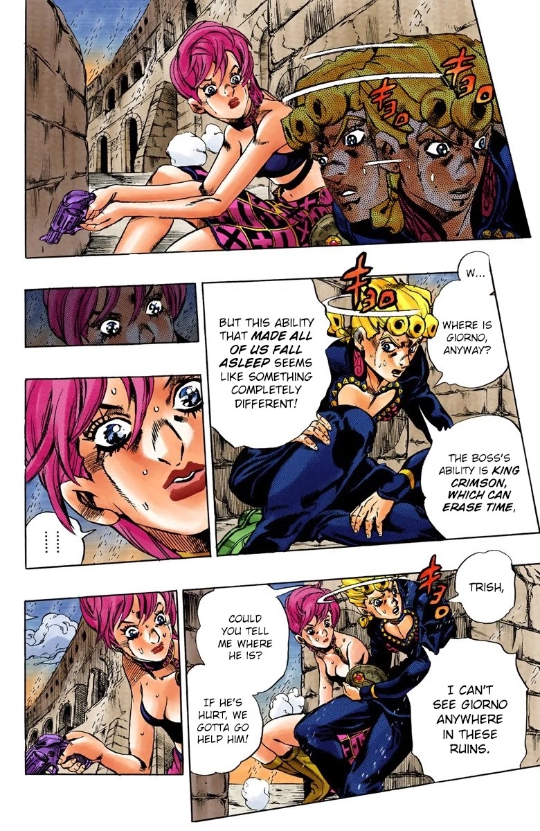 JoJo's Bizarre Adventure Part 5 - Vento Aureo (Official Colored) chapter 133 page 13