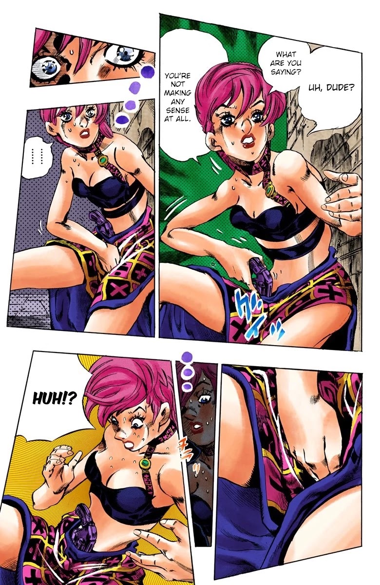 JoJo's Bizarre Adventure Part 5 - Vento Aureo (Official Colored) chapter 133 page 14