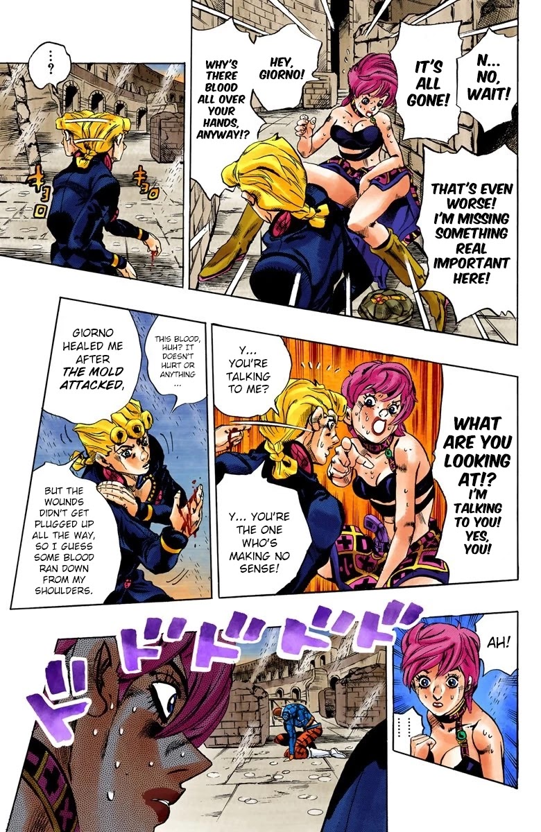 JoJo's Bizarre Adventure Part 5 - Vento Aureo (Official Colored) chapter 133 page 16