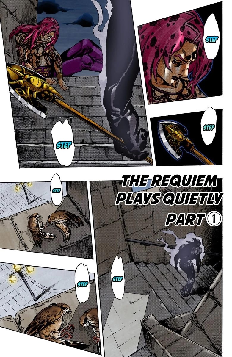 JoJo's Bizarre Adventure Part 5 - Vento Aureo (Official Colored) chapter 133 page 3