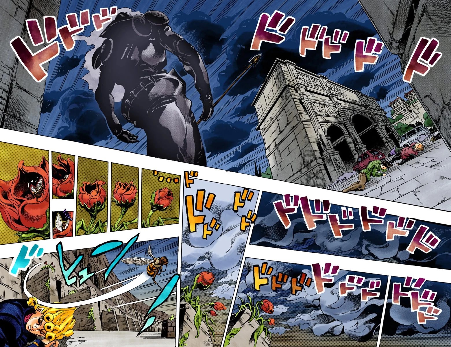 JoJo's Bizarre Adventure Part 5 - Vento Aureo (Official Colored) chapter 133 page 6