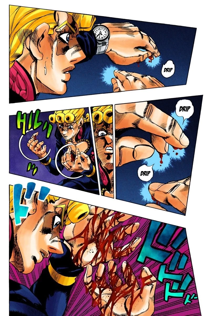 JoJo's Bizarre Adventure Part 5 - Vento Aureo (Official Colored) chapter 133 page 9