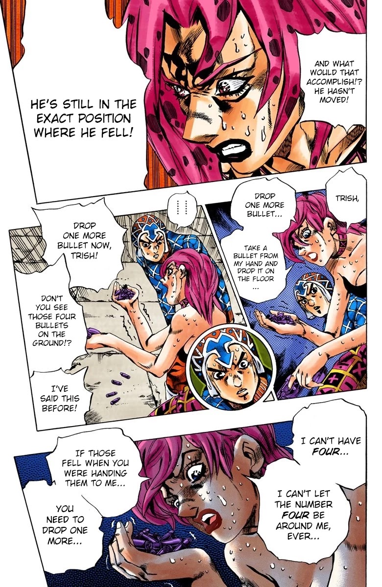 JoJo's Bizarre Adventure Part 5 - Vento Aureo (Official Colored) chapter 137 page 11