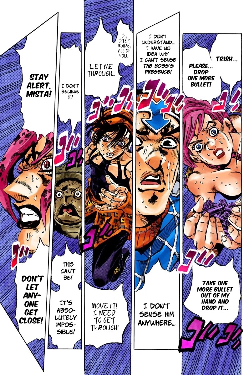 JoJo's Bizarre Adventure Part 5 - Vento Aureo (Official Colored) chapter 137 page 15