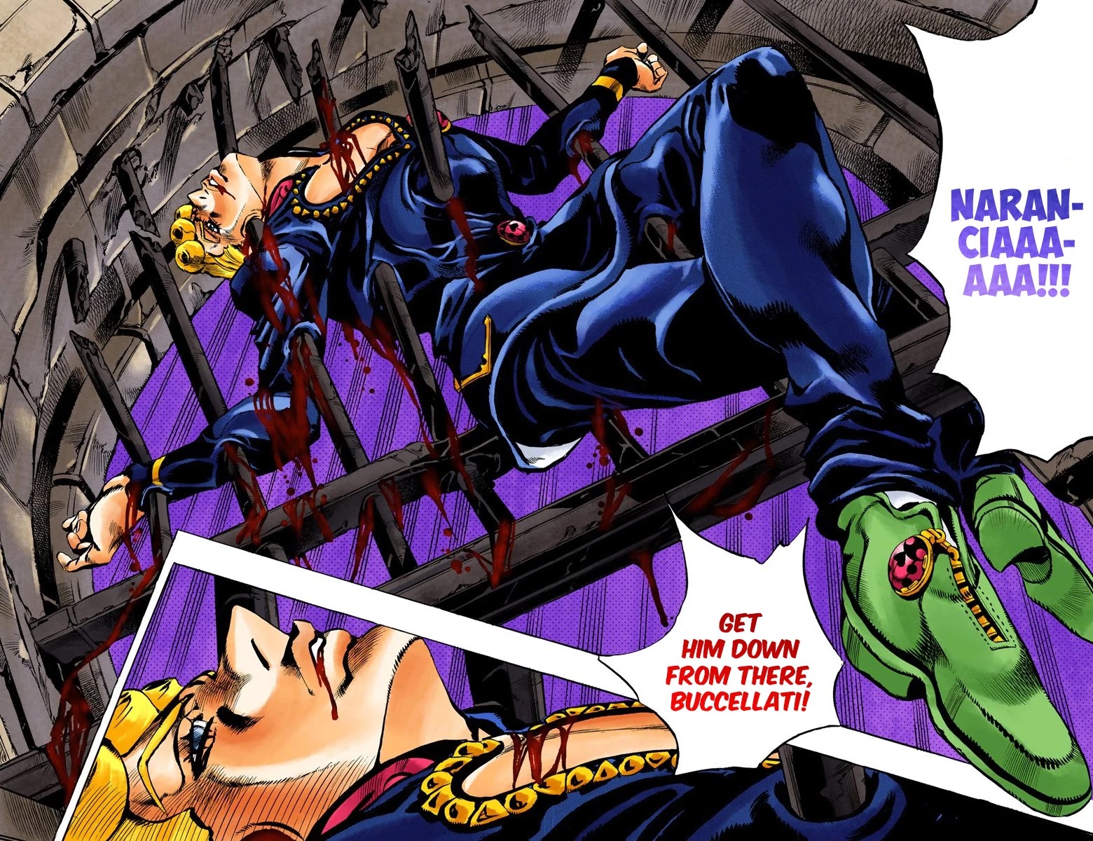 JoJo's Bizarre Adventure Part 5 - Vento Aureo (Official Colored) chapter 137 page 16